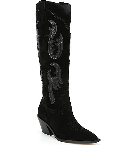 Dolce Vita Samsin Suede Western Tall Boots