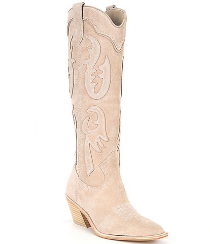 Dolce Vita Samsin Suede Western Tall Boots
