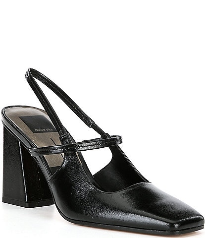 Dolce Vita Soyer Leather Slingback Pumps