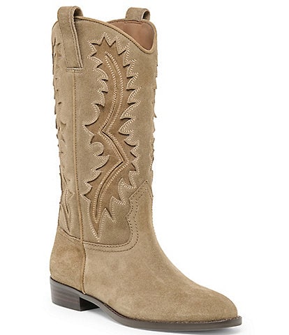 Dolce Vita Tomara Suede Western Inspired Boots