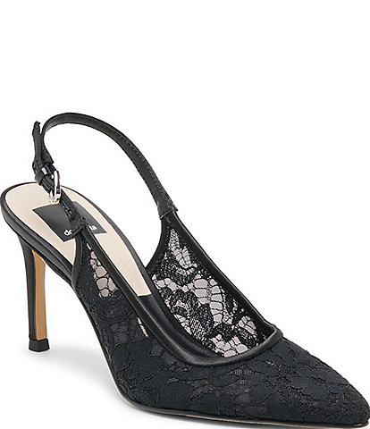 Dolce Vita Yami Lace Slingback Stiletto Pumps