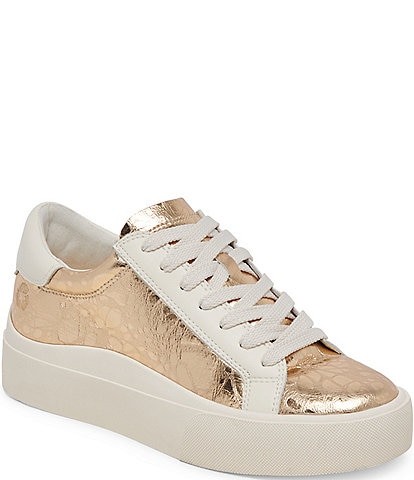 Dolce Vita Zayn360 Mirror Metallic Recycled Leather Platform Sneakers