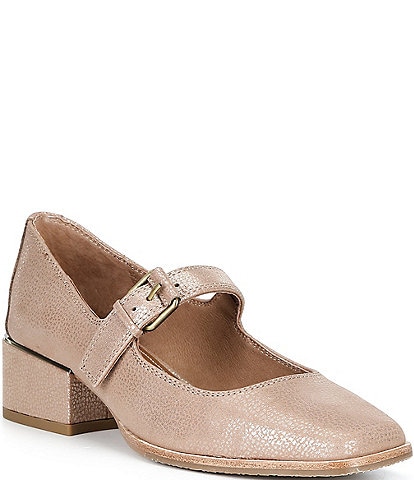 Donald Pliner Amiya Metallic Leather Mary Jane Pumps