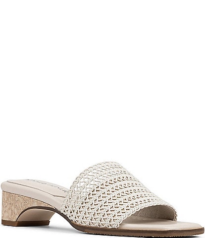 Donald Pliner Clodie Stretch Macrame Slides