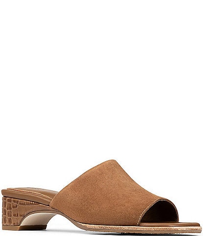 Donald Pliner Clodie Suede Slide Sandals
