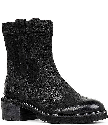 Donald Pliner Endra Leather Pull On Booties