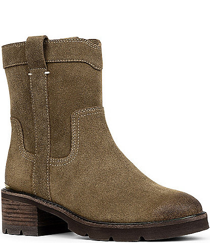 Donald Pliner Endra Suede Pull On Booties