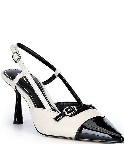 Donald Pliner Enthuse Slingback Kitten Heel Pumps