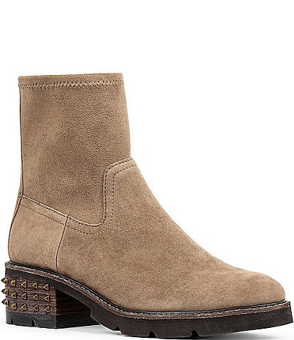 Donald Pliner Eryna Studded Suede Booties