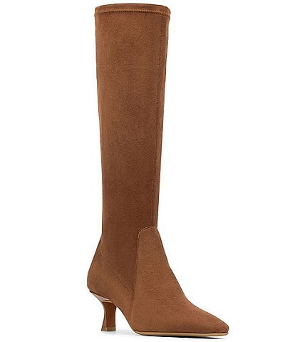 Donald Pliner Foxi Stretch Shaft Kitten Heel Tall Boots