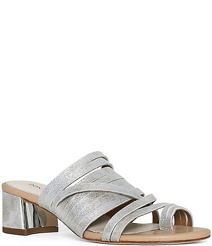 Donald Pliner Marlow Strappy Leather Toe Ring Sandals
