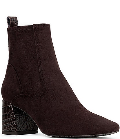 Donald Pliner Niri Stretch Suede Ankle Booties