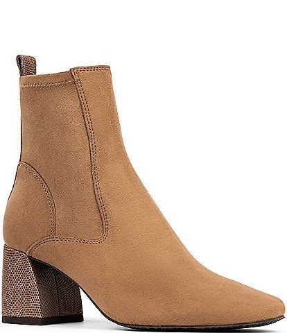 Donald Pliner Niri Stretch Suede Dress Booties