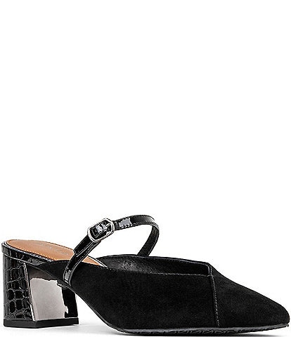 Donald Pliner Sahiba Suede Dress Mules