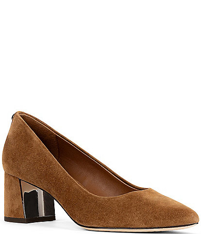 Donald Pliner Suzette Suede Dress Pumps