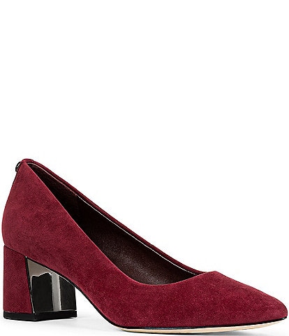 Donald Pliner Suzette Suede Dress Pumps