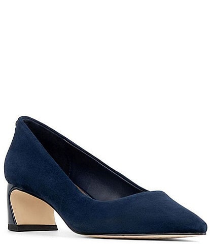Donald Pliner Talani Slip On Block Heel Pumps