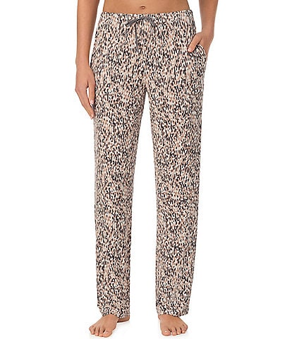 Donna Karan Blurred Dot Print Sleep Pants