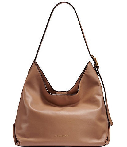 Donna Karan Brocade Slouchy Hobo Bucket Bag