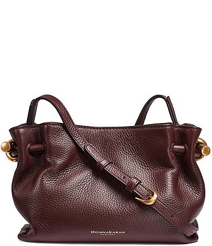 Donna Karan Cashmere Leather Crossbody Bag