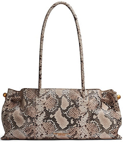 Donna Karan Cashmere Snake Print Medium Tote Bag