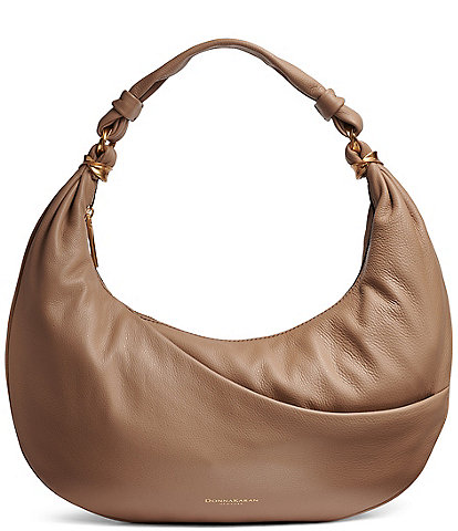 Donna Karan Gabardine Shoulder Hobo Bag