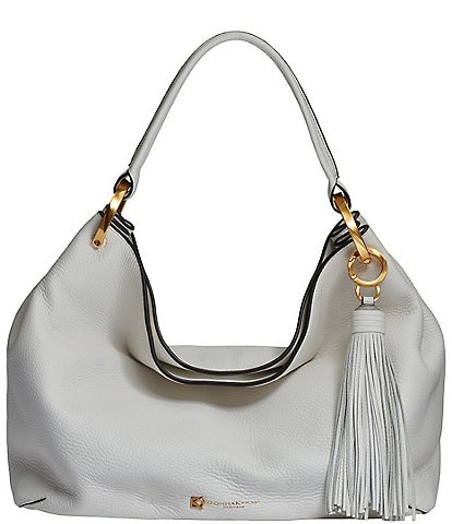 Donna Karan Glenwood Tassel Slouchy Shoulder Bag
