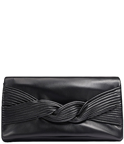 Donna Karan Grenadine Twisted Knot Clutch