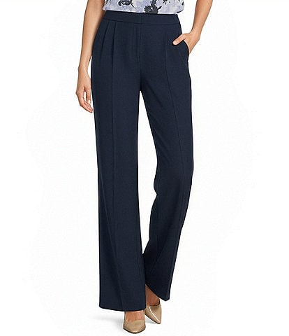 Donna Karan High Waisted Wide Leg Pants
