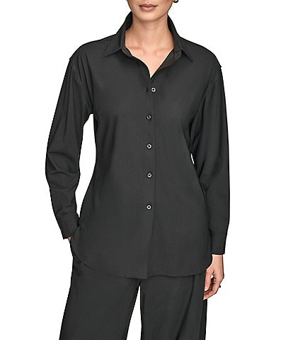 Donna Karan Long Sleeve Button Down Shirt