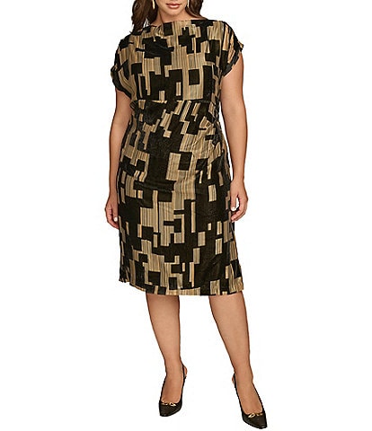 Dillards black and gold dress best sale