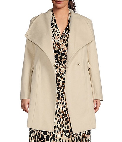 Dillards plus size coats on sale