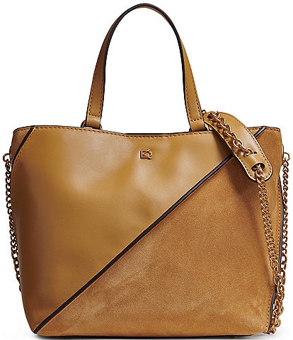 Donna Karan Setauket Antique Gold Tote Bag