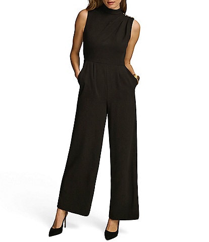  BCBGeneration Womens Twist Front Jumpsuit V Neck Spaghetti  Straps Zipper Wide Leg, Navy, XX-Small : Clothing, Shoes & Jewelry