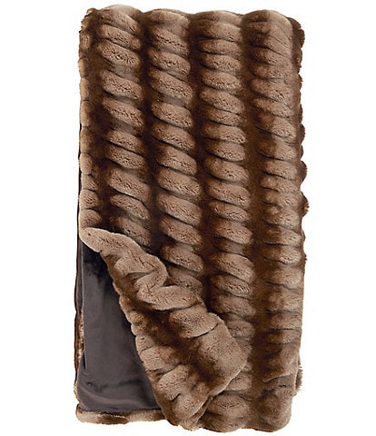 Donna Salyers Fabulous Furs Posh Collection Faux Fur Throw Blanket