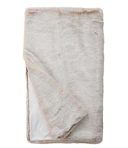 Donna Salyers Fabulous Furs Couture Collection Mink Faux Fur Throw Blanket