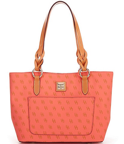 Dooney & Bourke Blakely Collection Small Signature Logo Tammy Magnetic Snap Tote Bag