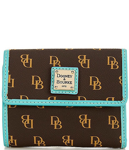 Dooney & Bourke Blakely Signature Logo Small Flap Wallet