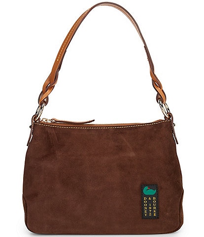 Dooney & Bourke Chloe 25 Suede Hobo Shoulder Bag
