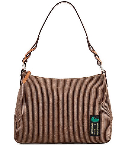 Dooney & Bourke Chloe 30 Suede Stripe Shoulder Bag