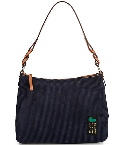 Dooney & Bourke Chloe 30 Suede Stripe Shoulder Bag