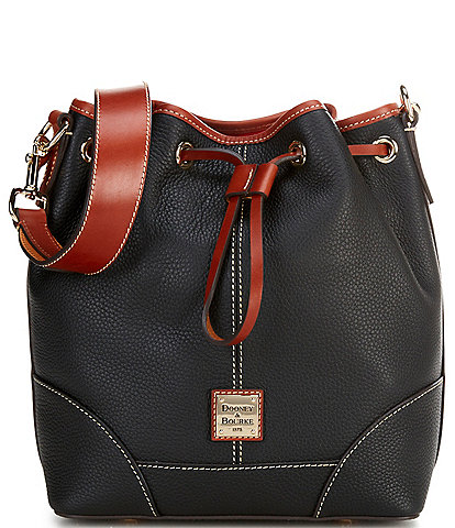 Dooney & Bourke Drawstring Leather Shoulder Bag