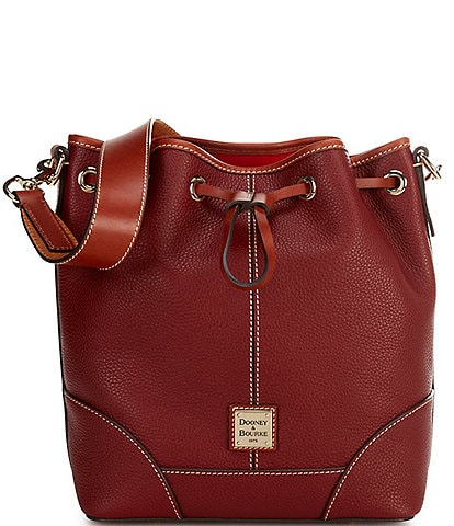 Dooney & Bourke Drawstring Leather Shoulder Bag