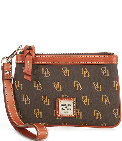 Dooney & Bourke Logo Print Medium Wristlet