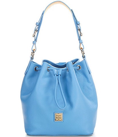 Dooney & Bourke Luca Leather Drawstring Shoulder Bucket Bag