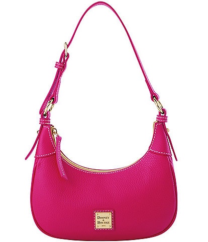 Dooney & Bourke Lucca Pebbled Leather Baguette Shoulder Bag