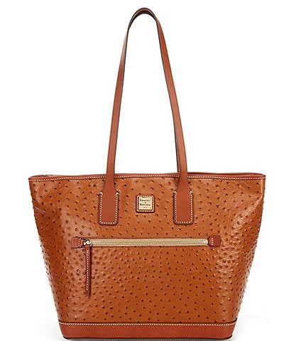 Dooney & Bourke Ostrich Collection Leather Tote Bag