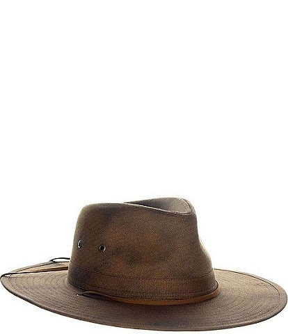 Dorfman Milano Garwood Safari 3 1/2" Brim Hat