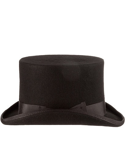 Dorfman Milano Scala Structured Wool Felt 5 1/2#double; Top Hat