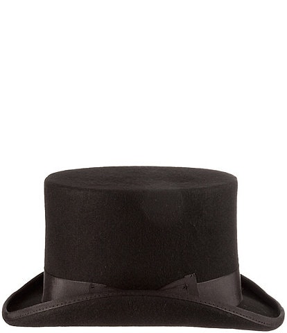 Dorfman Milano Scala Structured Wool Felt 5 1/2#double; Top Hat